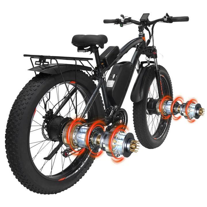 Gunai GN88 2000W dual motor electric bike - epedals.eu | e-bikes revolution
