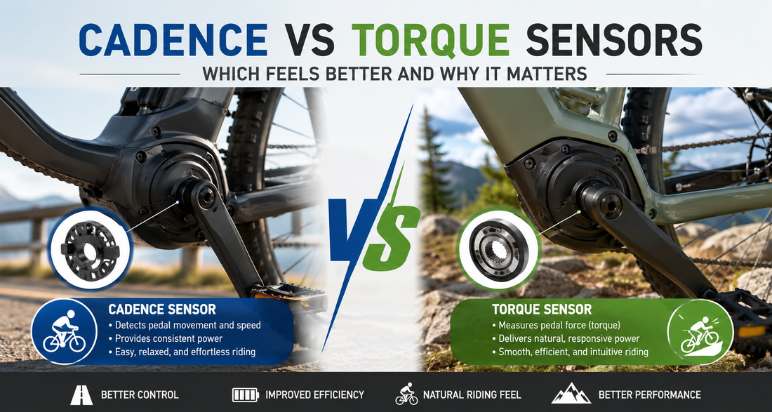 Cadence vs Torque Sensors: Which Feels Better and Why It Matters