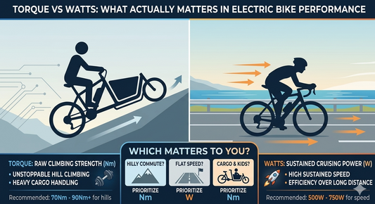Torque vs Watts: What Actually Matters in Electric Bike Performance?