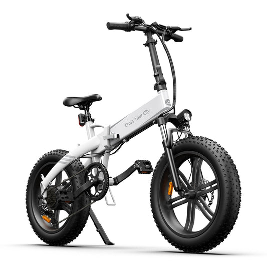 ADO A20F+ Wide Tire Salokāms elektriskais velosipēds