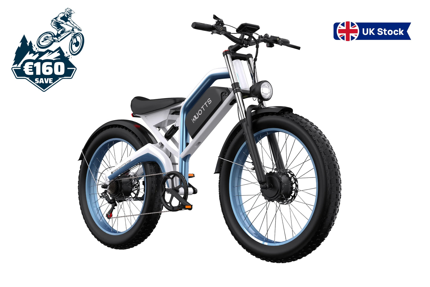 DUOTTS N26 Electric Bike |  Dual Motor Fat Tire eBike | UK Direct