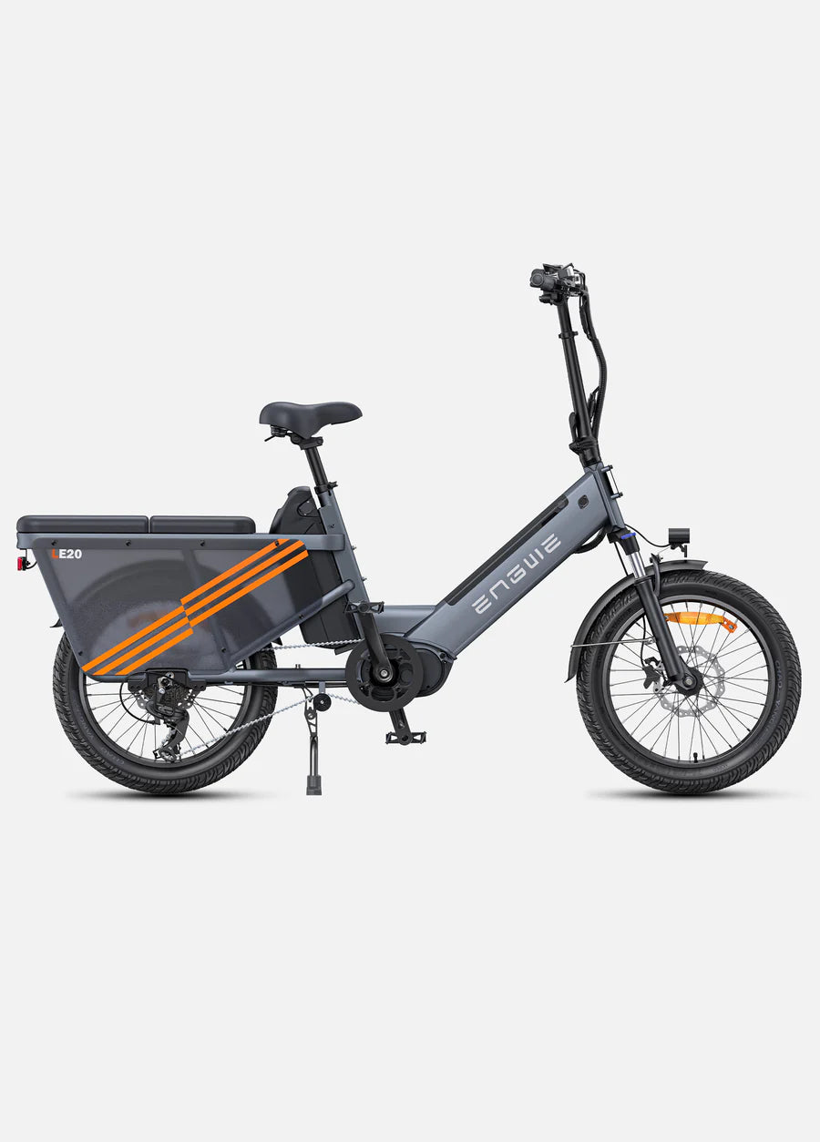 ENGWE LE20 CARGO - 250W Mid-drive Torque sensor Step-Thru Cargo Ebike | EU Direct