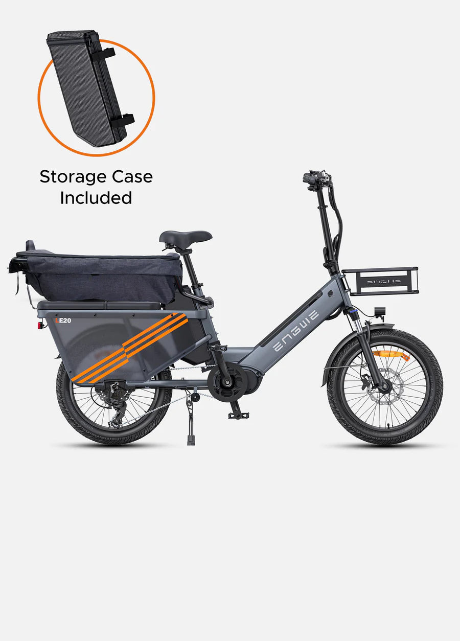 ENGWE LE20 CARGO - 250W Mid-drive Torque sensor Step-Thru Cargo Ebike | EU Direct