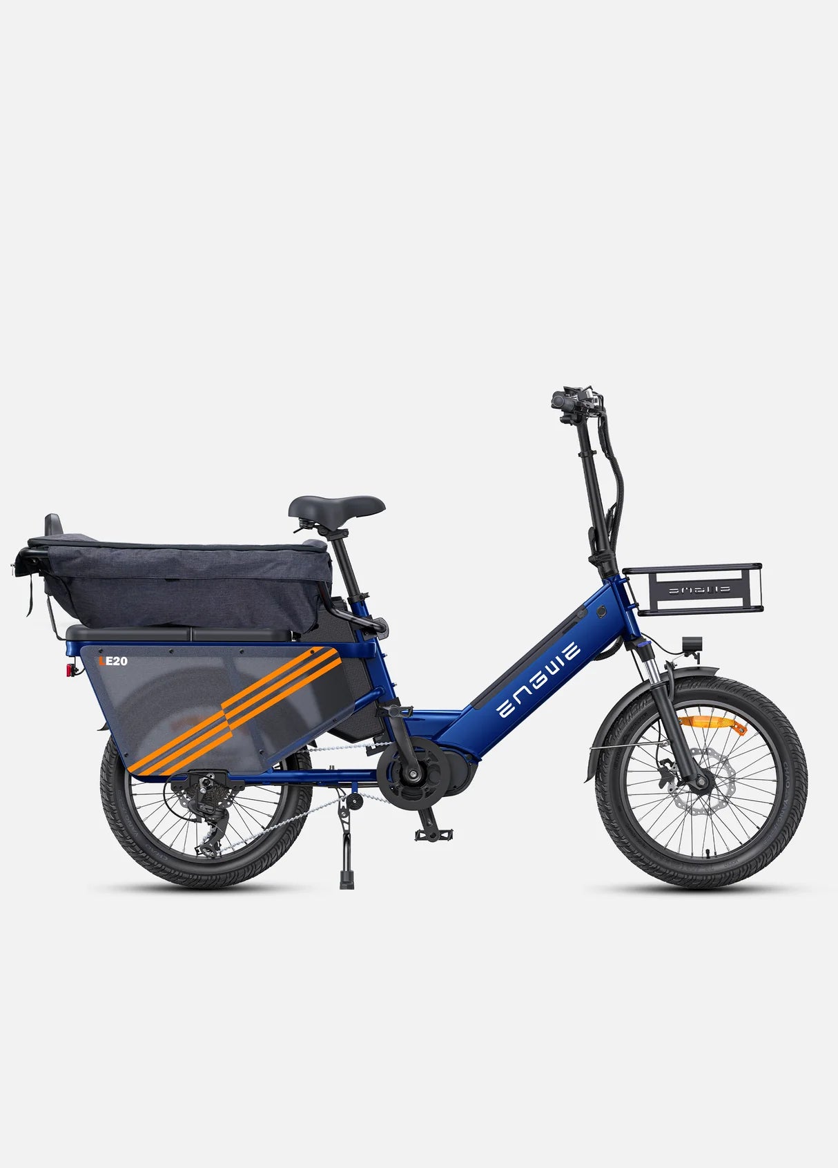 Engwe LE20 – Potente bicicleta elétrica de carga com motor central e sensor de torque | Entrega Direta na UE