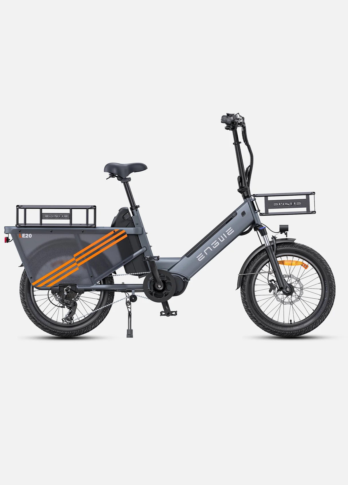 Engwe LE20 – Potente bicicleta elétrica de carga com motor central e sensor de torque | Entrega Direta na UE