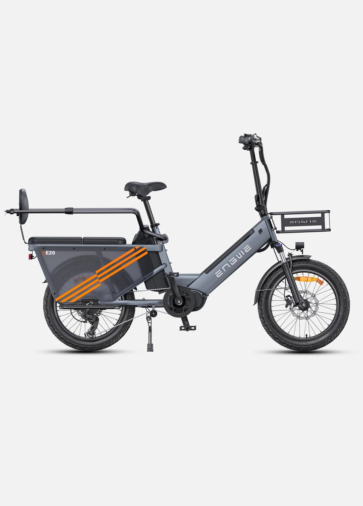 Engwe LE20 – Potente bicicleta elétrica de carga com motor central e sensor de torque | Entrega Direta na UE
