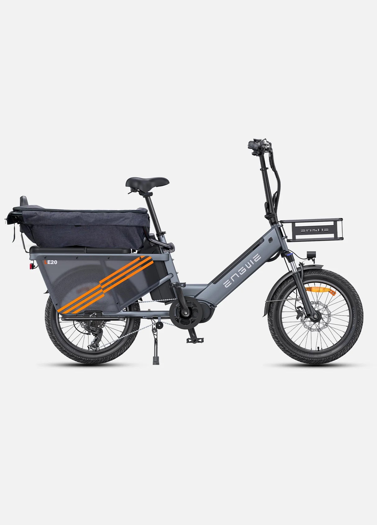 Engwe LE20 – Potente bicicleta elétrica de carga com motor central e sensor de torque | Entrega Direta na UE