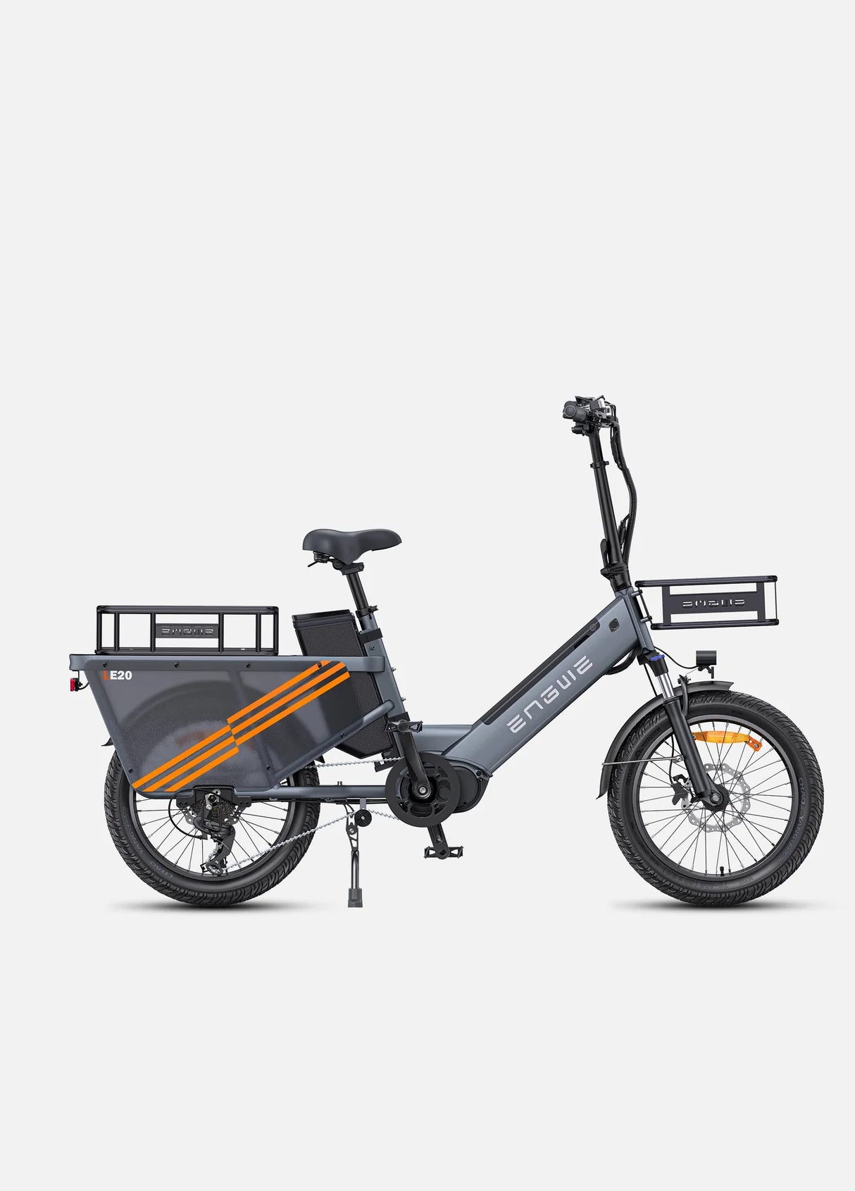 Engwe LE20 – Potente bicicleta elétrica de carga com motor central e sensor de torque | Entrega Direta na UE