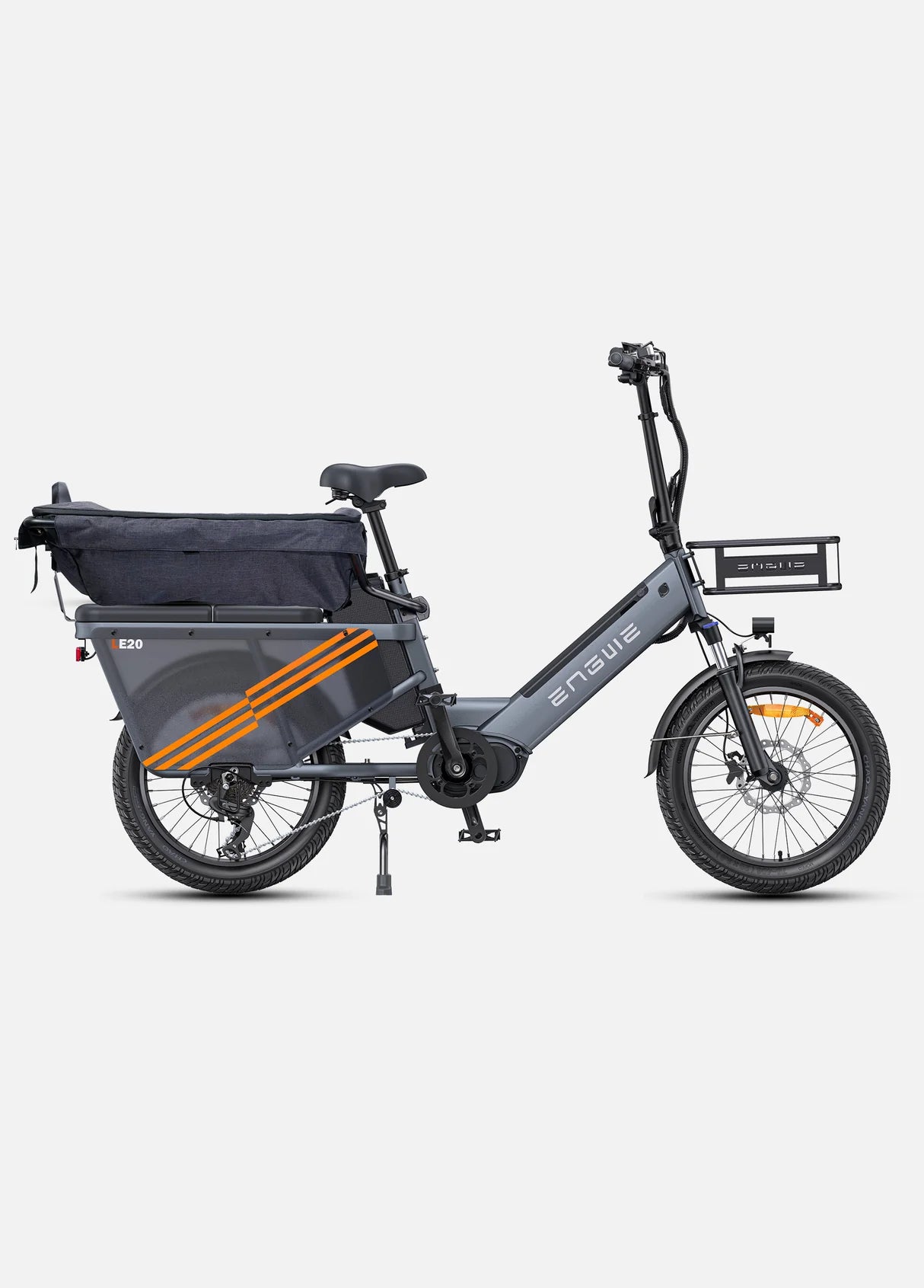 Engwe LE20 – Potente bicicleta elétrica de carga com motor central e sensor de torque | Entrega Direta na UE