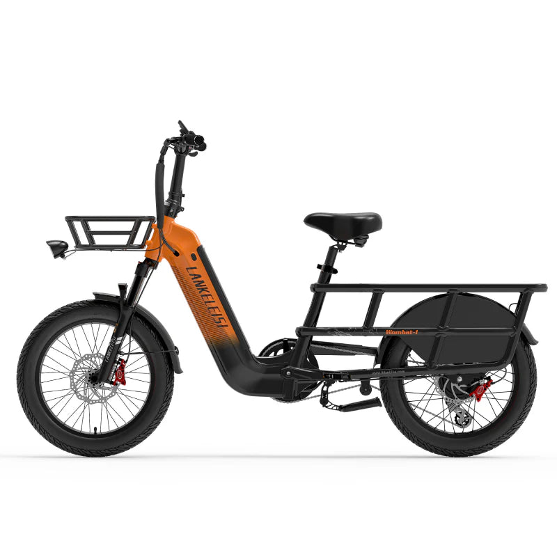 LANKELEISI Wombat 1000W  Cargo E-Bike | USA Direct