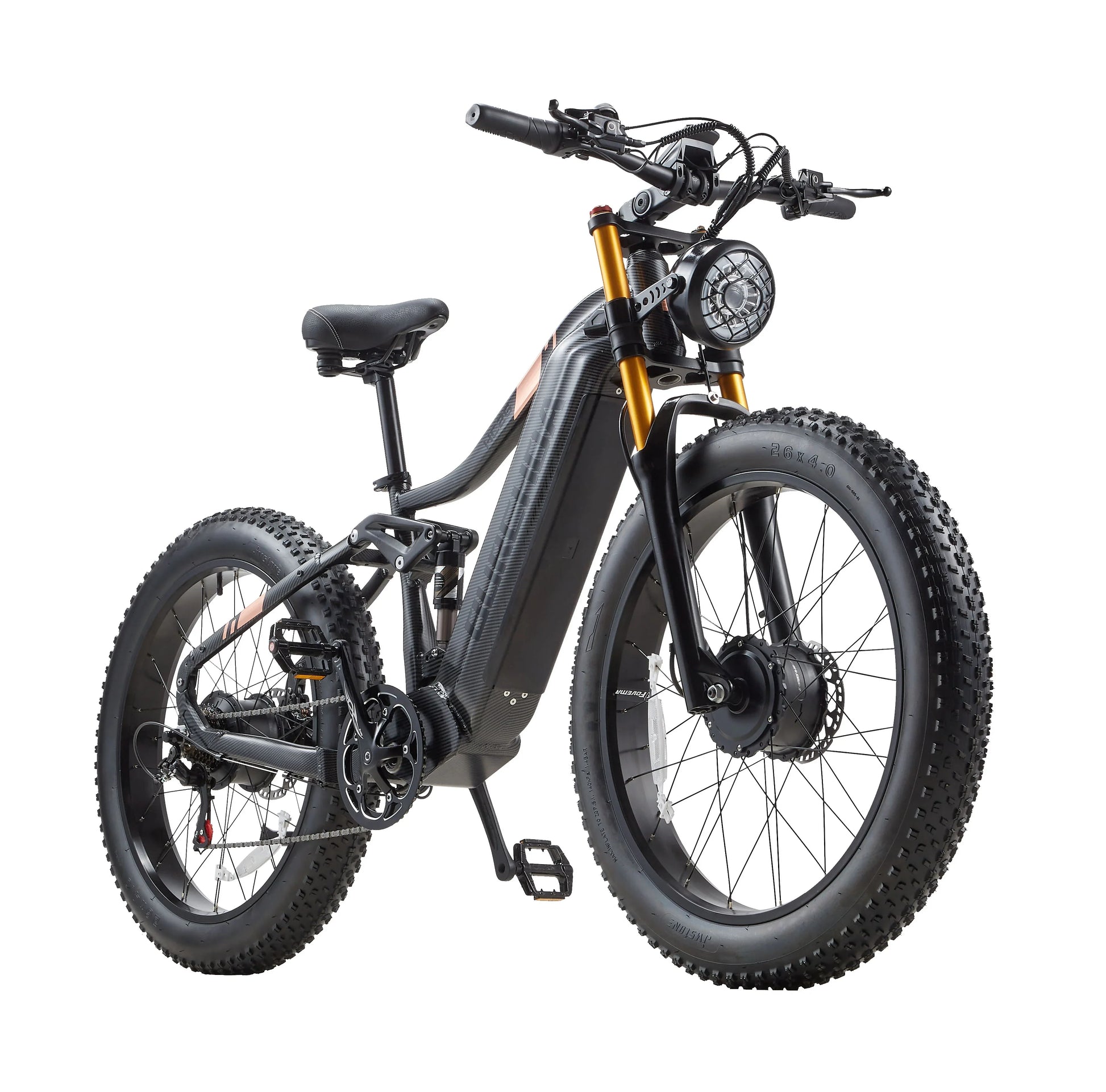 e mountainbike 26 BURCHDA HC26 Dual Motor E-Bike