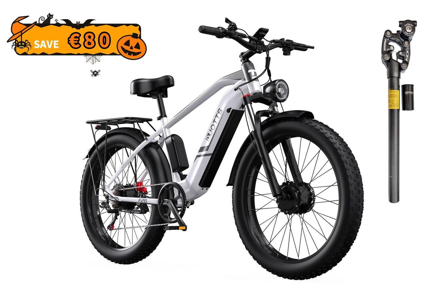 Duotts ​​F26 Offroad elektriskais velosipēds