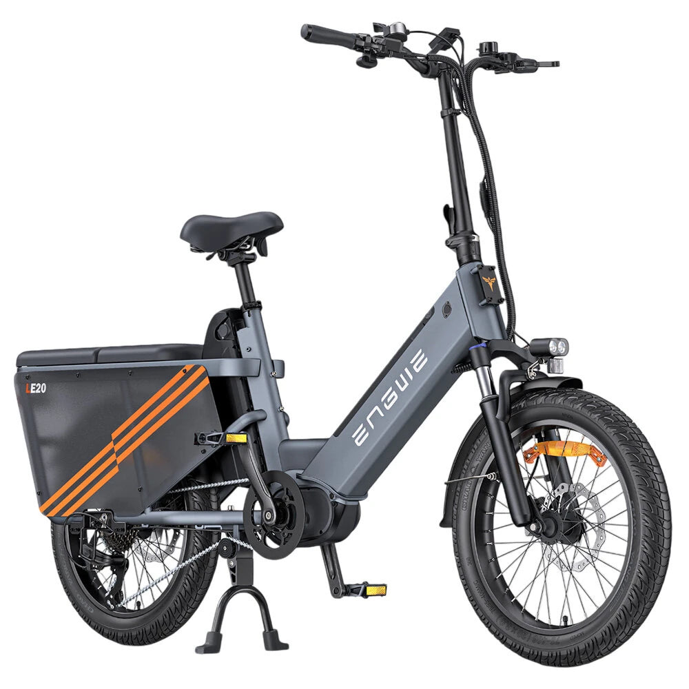 ENGWE LE20 – Leistungsstarkes Cargo-E-Bike mit Mittelmotor & Drehmomentsensor | EU Direkt