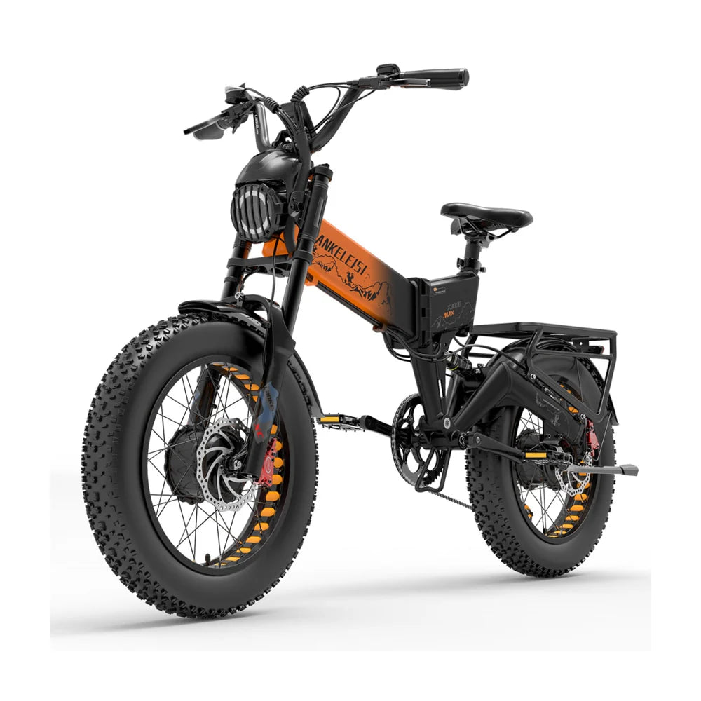 Bicicleta eléctrica de doble motor LANKELEISI X3000 MAX 2000W
