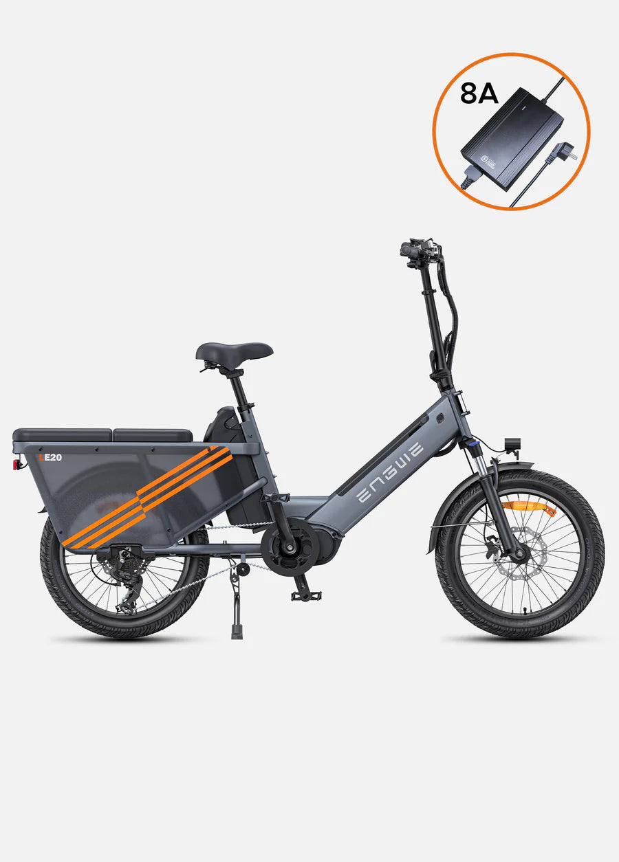 ENGWE LE20 CARGO - 250W Mid-drive Torque sensor Step-Thru Cargo Ebike | EU Direct