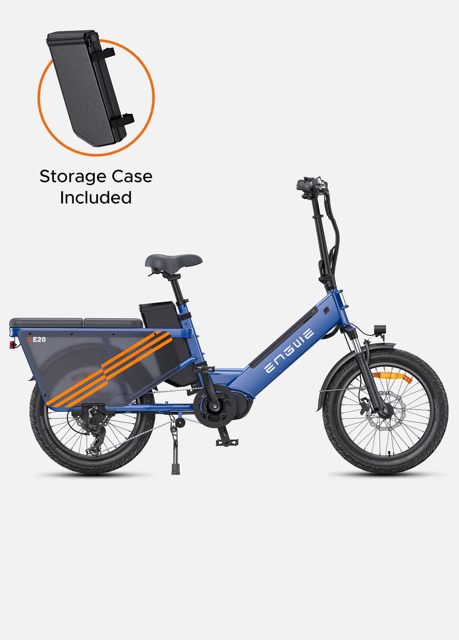 ENGWE LE20 CARGO - 250W Mid-drive Torque sensor Step-Thru Cargo Ebike | EU Direct